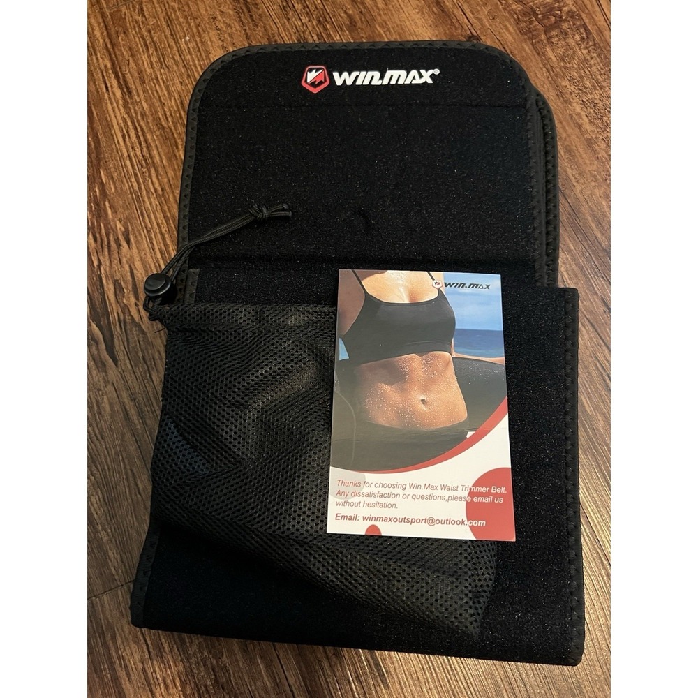 Win.Max Waist Trimmer Belt Slimming Weight Loss Sweat Women Men New Size L